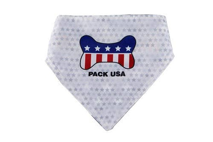 HIP DOGGIE PACK USA DOG BANDANA - Doglicious Bakery Bites