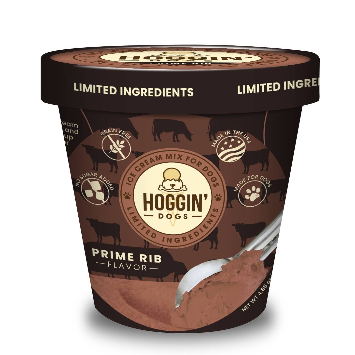 Hoggin' Dogs No Sugar Added Ice Cream Mix for Dogs - Doglicious Bakery Bites