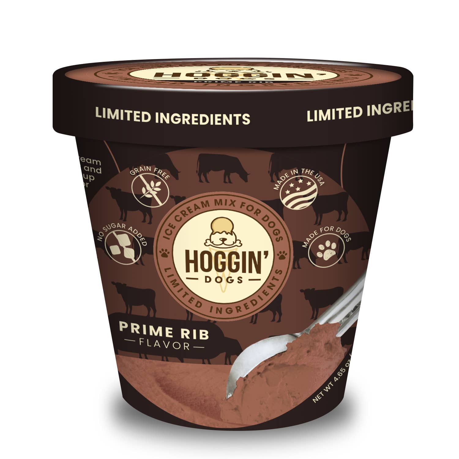 Hoggin' Dogs No Sugar Added Ice Cream Mix for Dogs - Doglicious Bakery Bites