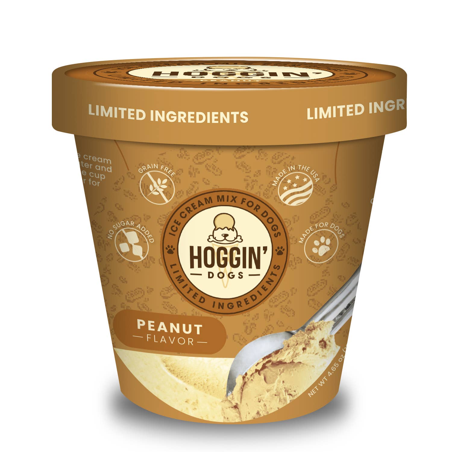 Hoggin' Dogs No Sugar Added Ice Cream Mix for Dogs - Doglicious Bakery Bites