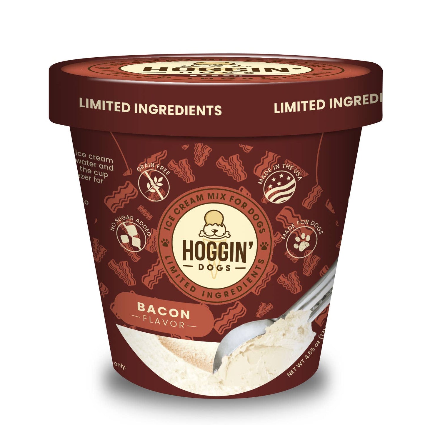 Hoggin' Dogs No Sugar Added Ice Cream Mix for Dogs - Doglicious Bakery Bites
