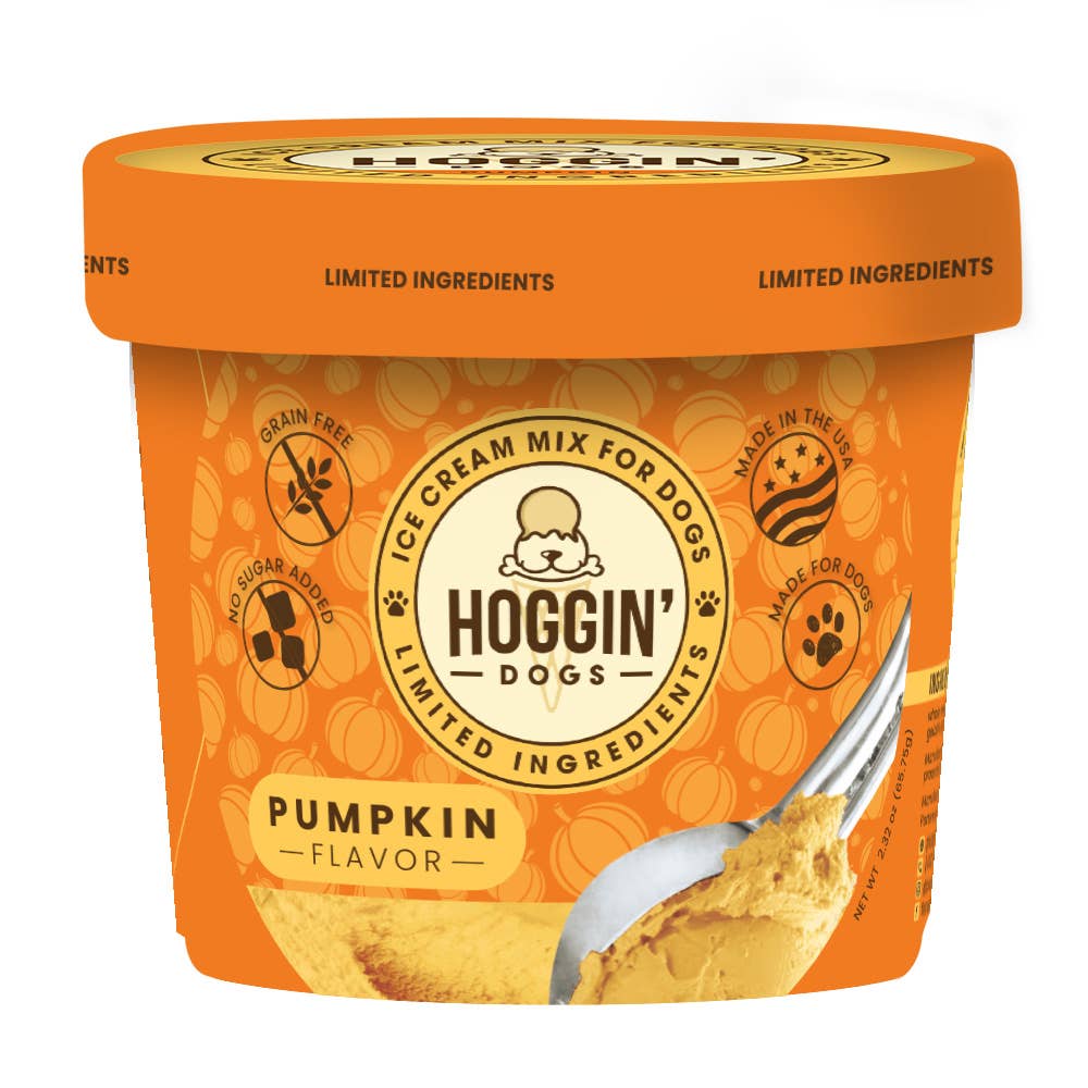 Hoggin' Dogs No Sugar Added Ice Cream Mix for Dogs - Doglicious Bakery Bites