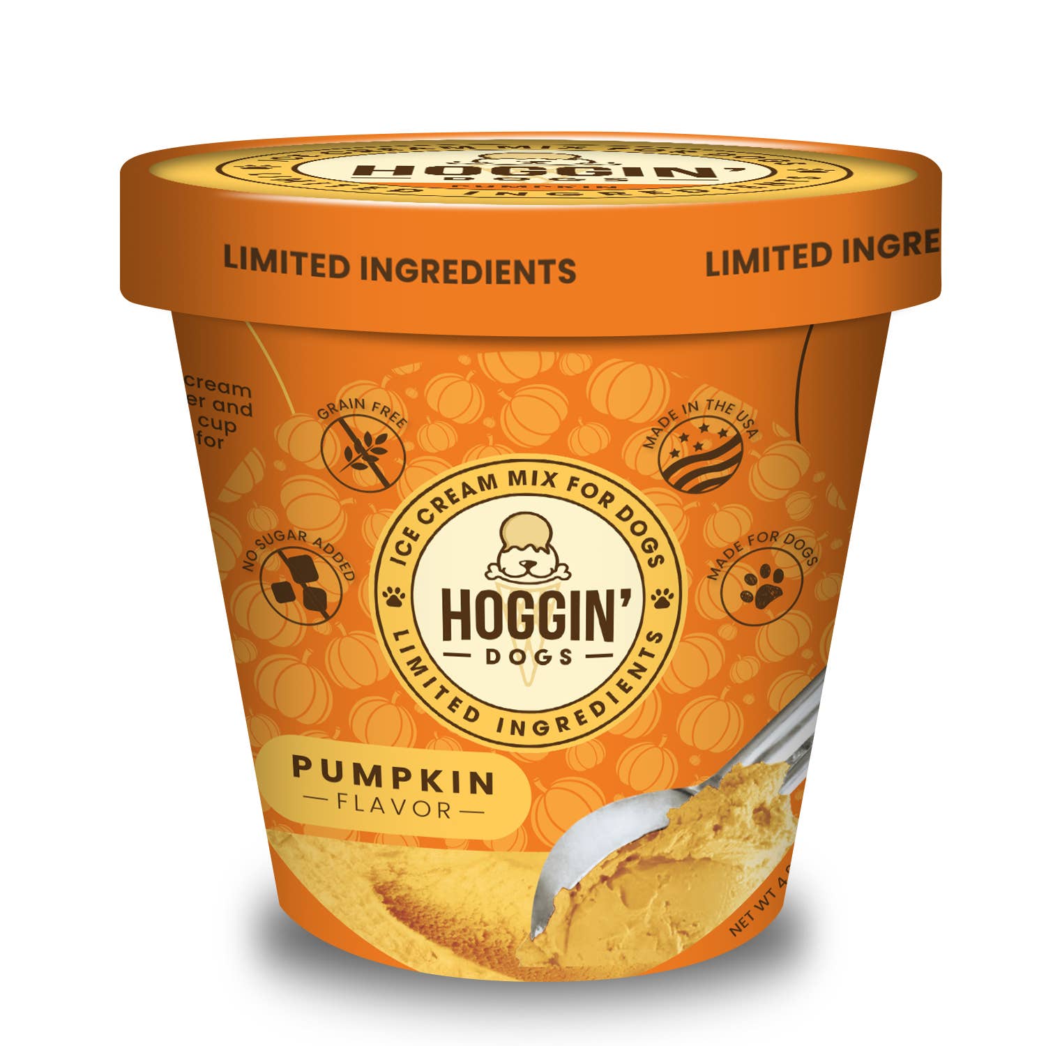 Hoggin' Dogs No Sugar Added Ice Cream Mix for Dogs - Doglicious Bakery Bites