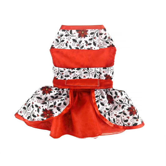 Holiday Dog Harness Dress - Holly - Doglicious Bakery Bites