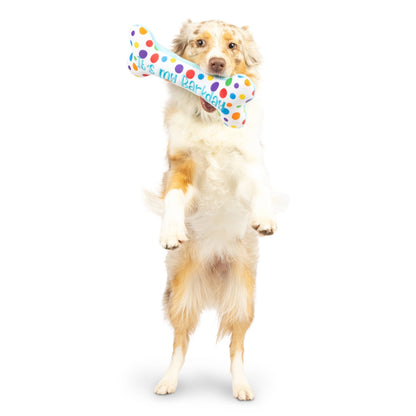 Huxley & Kent - It's My Barkday Bone Dog Toy (Double Sided) - Doglicious Bakery Bites