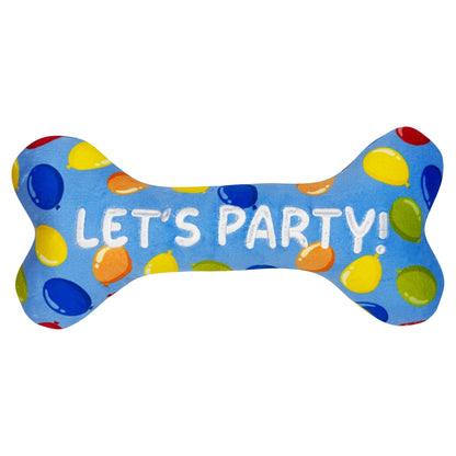 Huxley & Kent - Party Time Bone Blue Dog Toy - Doglicious Bakery Bites