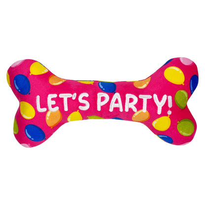 Huxley & Kent - Party Time Bone Pink Dog Toy - Doglicious Bakery Bites