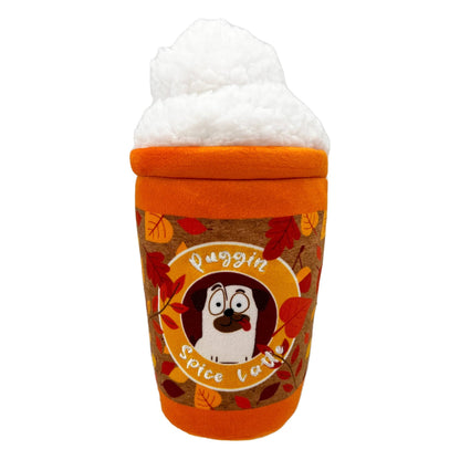 Huxley & Kent - Puggin Spice Latte Dog Toy (Double Sided) - Doglicious Bakery Bites
