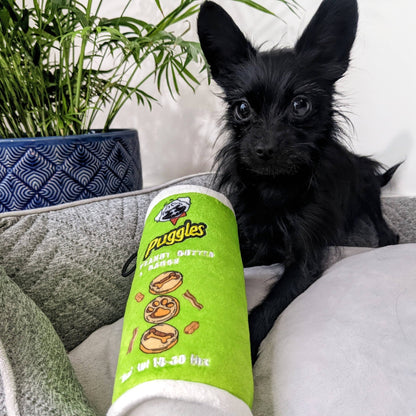 Huxley & Kent - Puggles Can Dog Toy - Doglicious Bakery Bites