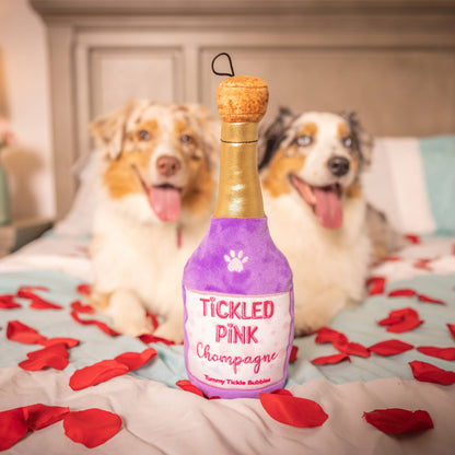 Huxley & Kent - Tickled Pink Chompagne Dog Toy - Doglicious Bakery Bites