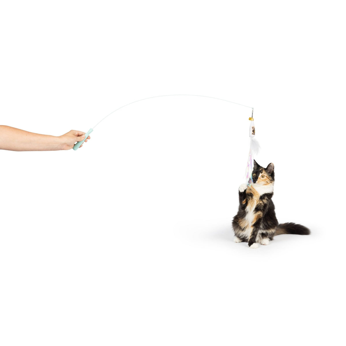 Huxley & Kent - Wire Toto's & Pom Poms Wand 2pk Cat Toy - Doglicious Bakery Bites