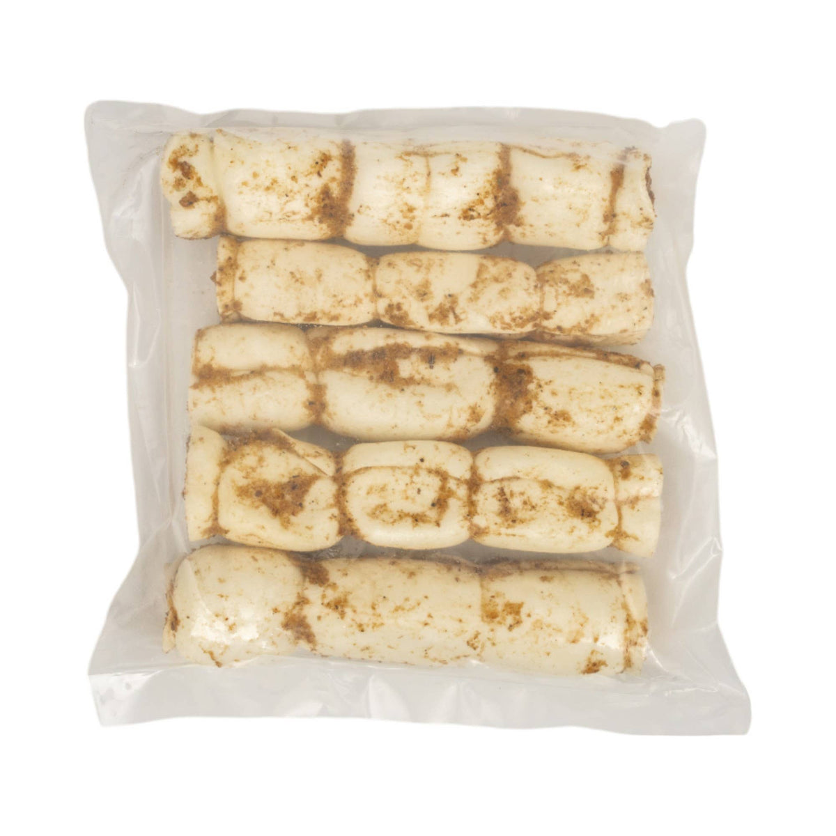 Jojo Modern Pets - 9"-10" Bully Dusted Beef Cheek Rolls Dog Chews (5/Bag) - Doglicious Bakery Bites