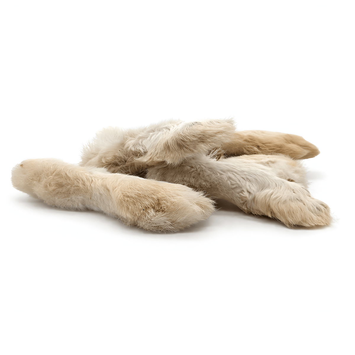 Jojo Modern Pets - Rabbit Feet with Fur Dog Chews – Natural Novel Protein (25-pack) - Doglicious Bakery Bites