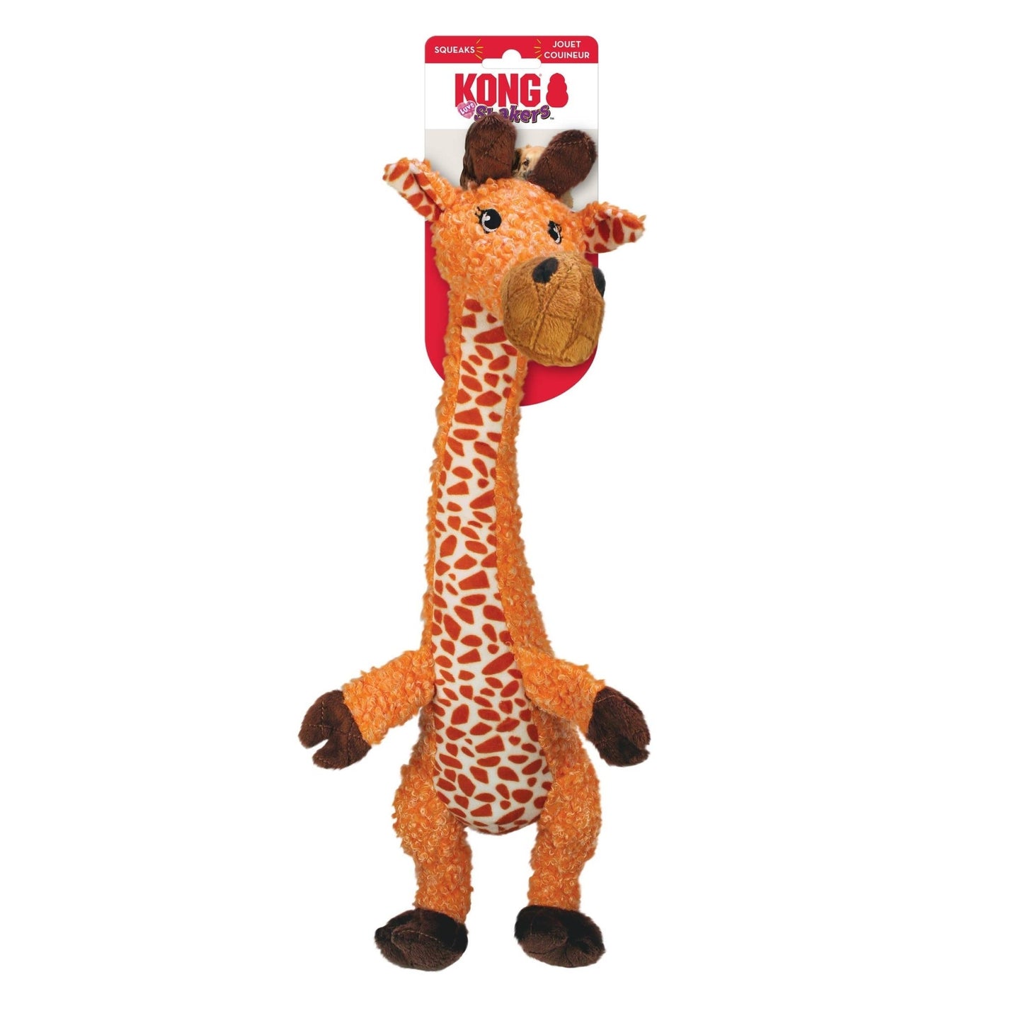 KONG® Shakers™ Luvs Giraffe Dog Plush Toy Small - Doglicious Bakery Bites