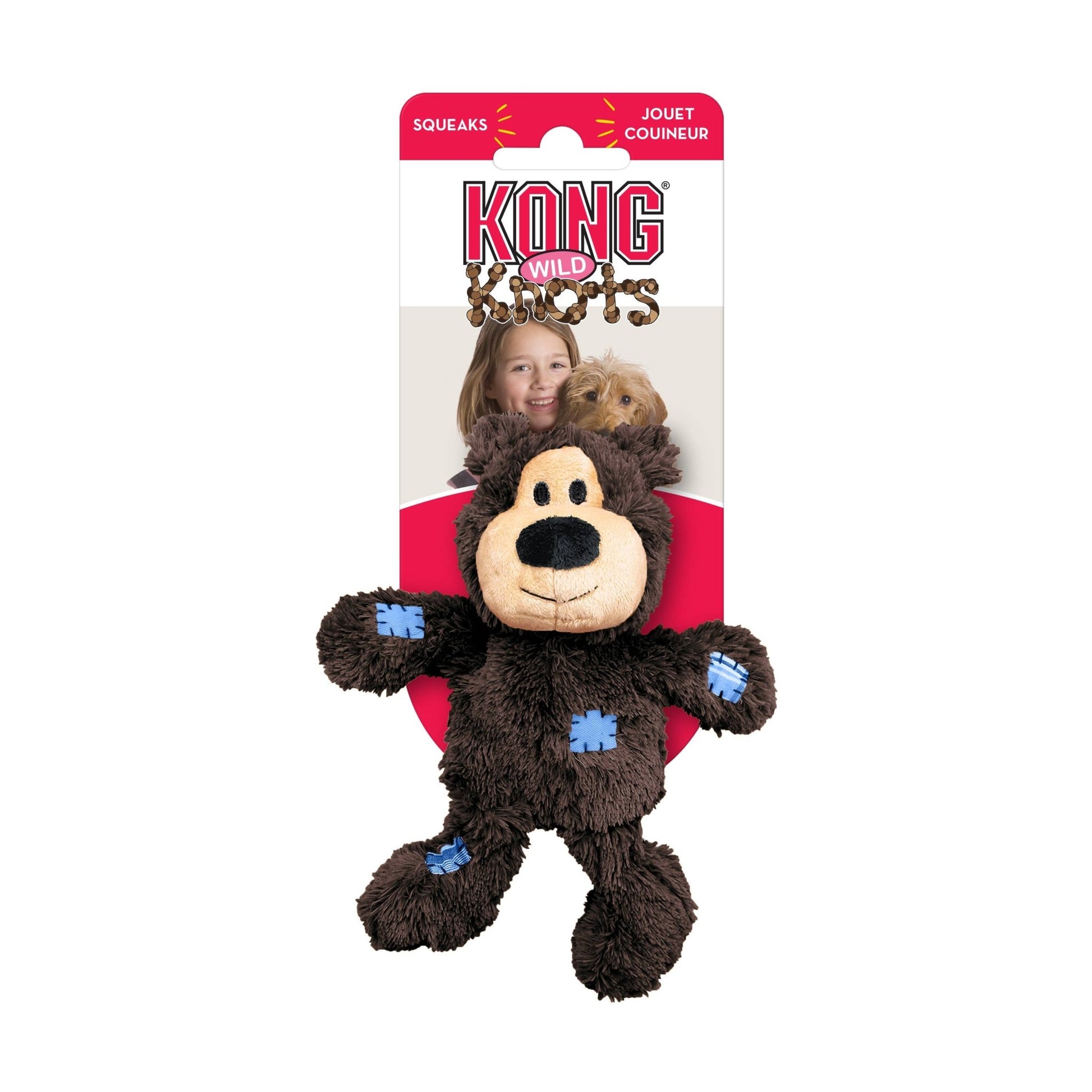 KONG® Wild Knots Bear Dog Rope Toy Assorted XS - Doglicious Bakery Bites