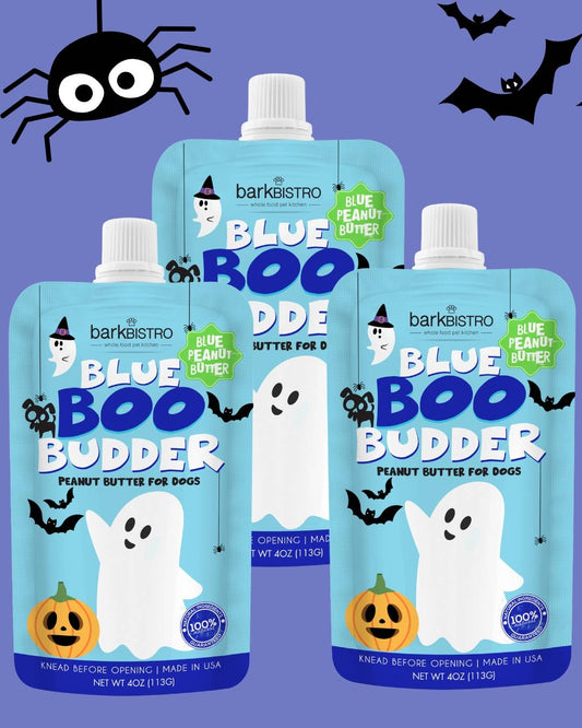 LIMITED EDITION Blue Boo Budder - Blue Dog Peanut Butter  - Doglicious Bakery Bites