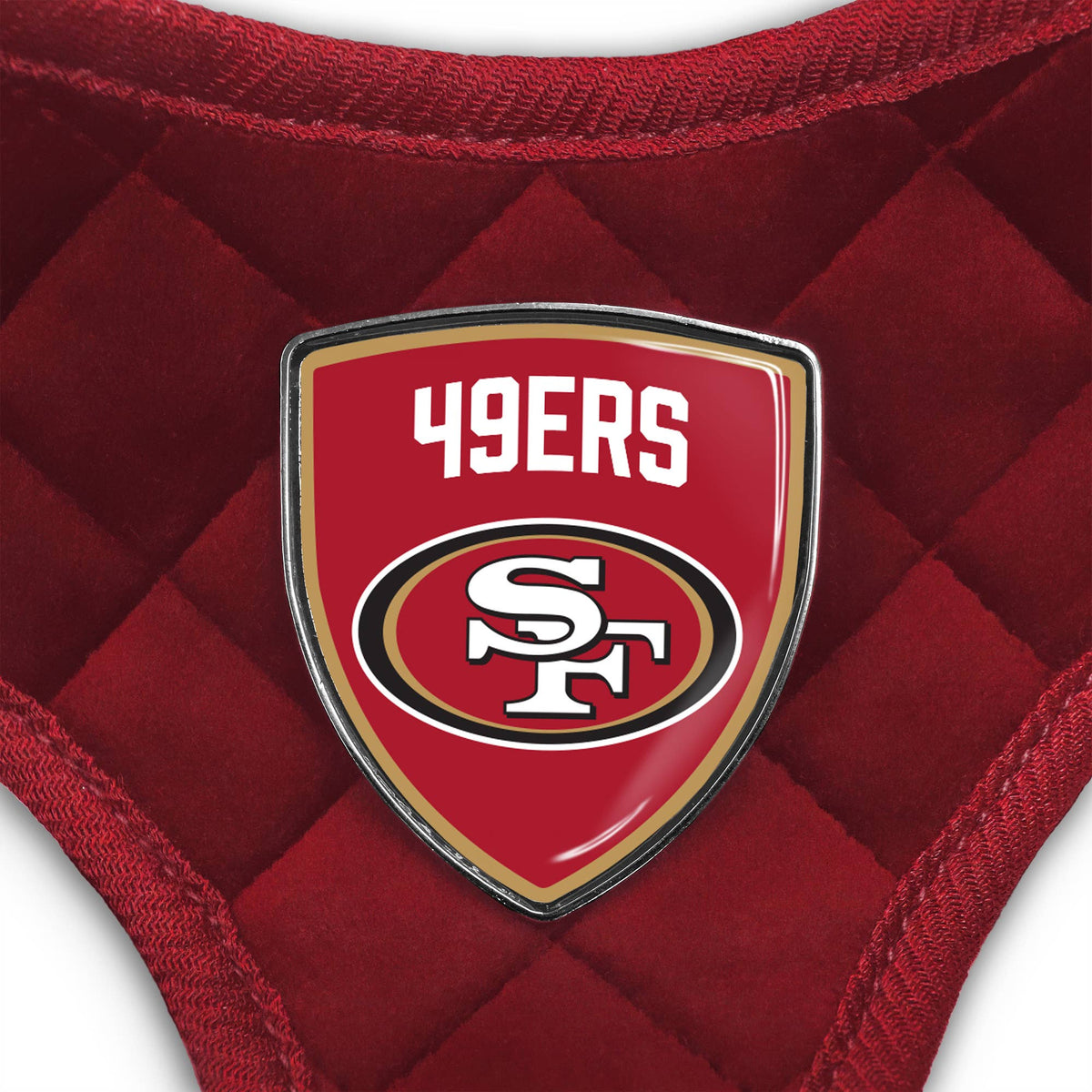 Little Earth Productions - NFL San Francisco 49ers Velvet Pet Harness - Doglicious Bakery Bites