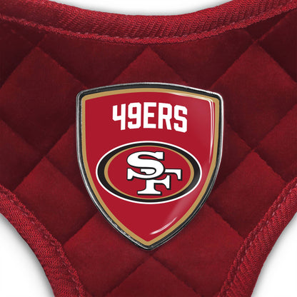 Little Earth Productions - NFL San Francisco 49ers Velvet Pet Harness - Doglicious Bakery Bites