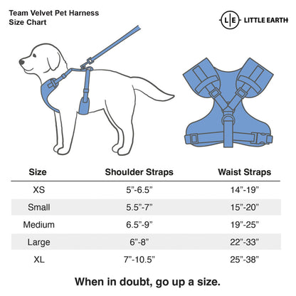 Little Earth Productions - NFL San Francisco 49ers Velvet Pet Harness - Doglicious Bakery Bites