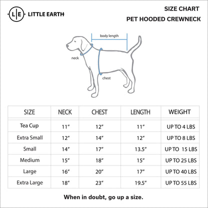 Little Earth Productions - NHL Vegas Golden Knights Pet Hooded Crewneck - Doglicious Bakery Bites