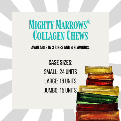 Mighty Marrows Collagen Dental Chew - Bacon - 2 Sizes - Doglicious Bakery Bites