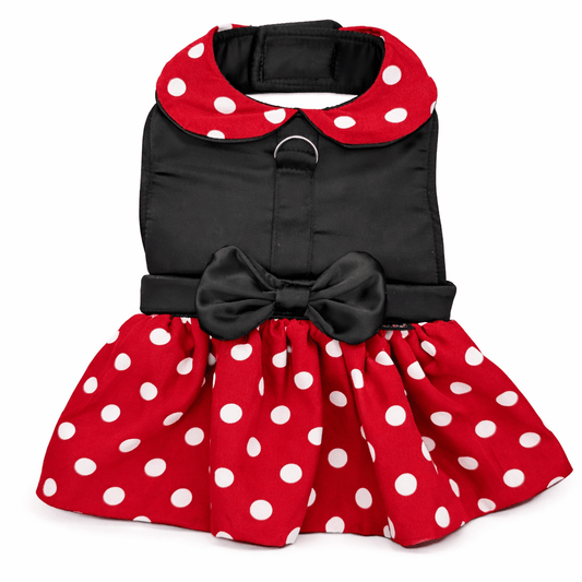 Minnie Dots Harness Dress - Doglicious Bakery Bites