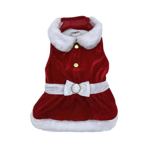 Mrs. Clause Dog Dress for Christmas - Doglicious Bakery Bites