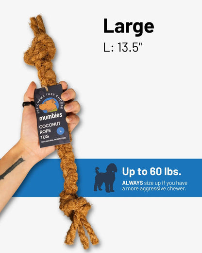 Mumbies - Coconut Rope Tug - Doglicious Bakery Bites