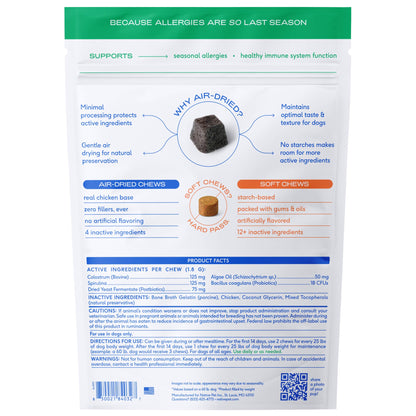 Native Pet - Allergy & Immune Chews, an Allergy & Itch Relief Supplement - Doglicious Bakery Bites