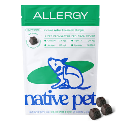 Native Pet - Allergy & Immune Chews, an Allergy & Itch Relief Supplement - Doglicious Bakery Bites
