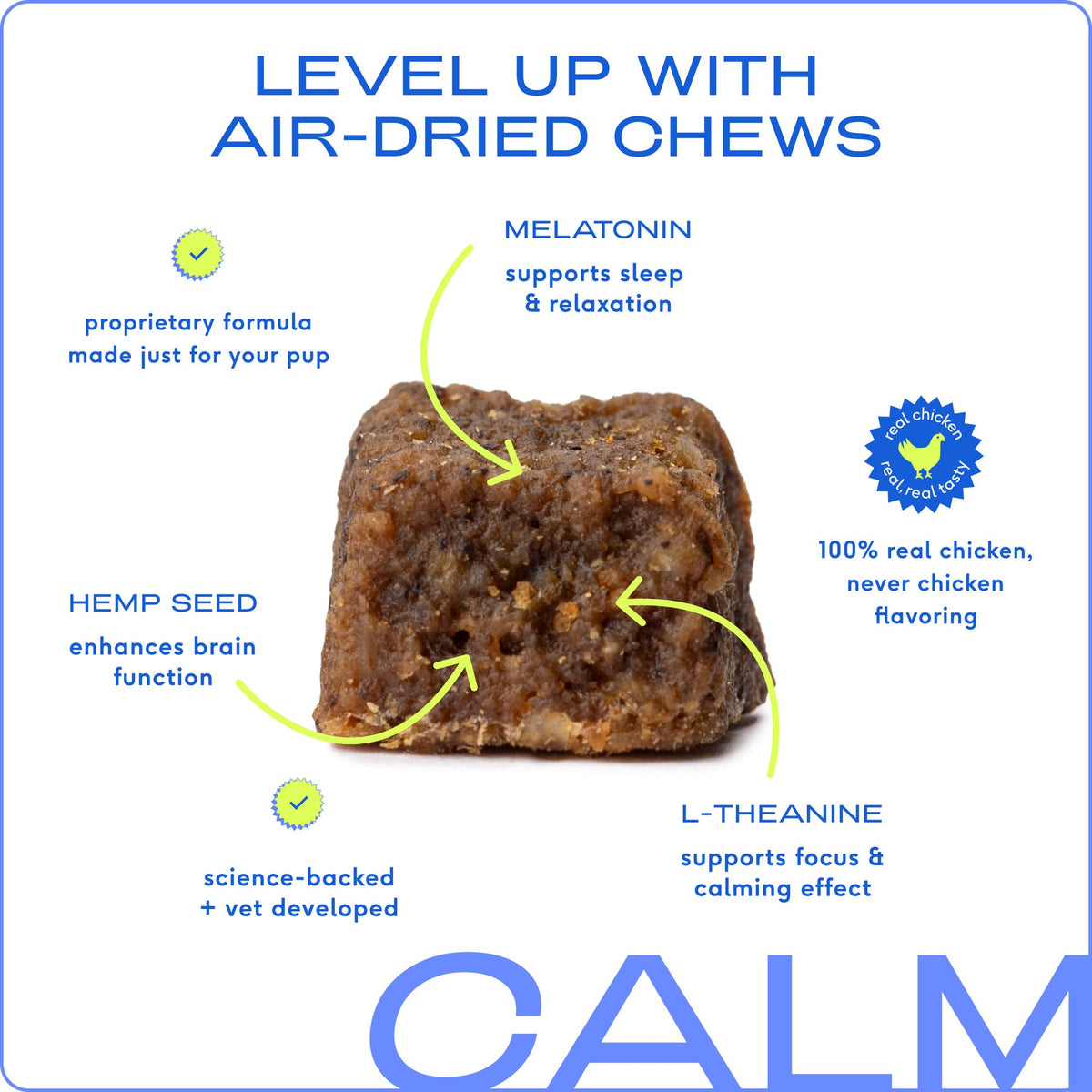 Native Pet - Calm Chews Anxiety & Calming Supplement for Dogs - Doglicious Bakery Bites