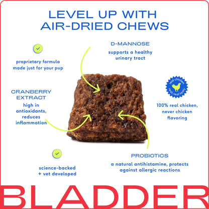 Native Pet - Cranberry Bladder Chews, Kidney & Urinary Supplement for Dog - Doglicious Bakery Bites