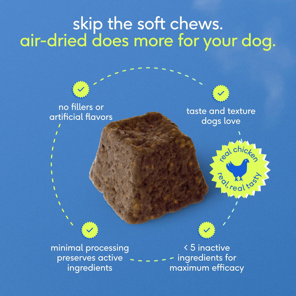 Native Pet - Hip+Joint Inflammatory Care Chews, Hip & Joint Supplement - Doglicious Bakery Bites