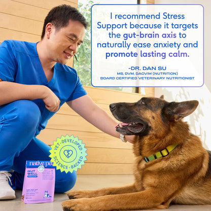 Native Pet - Native Pet GutWell Stress Support, Stress Relief & Calming - Doglicious Bakery Bites