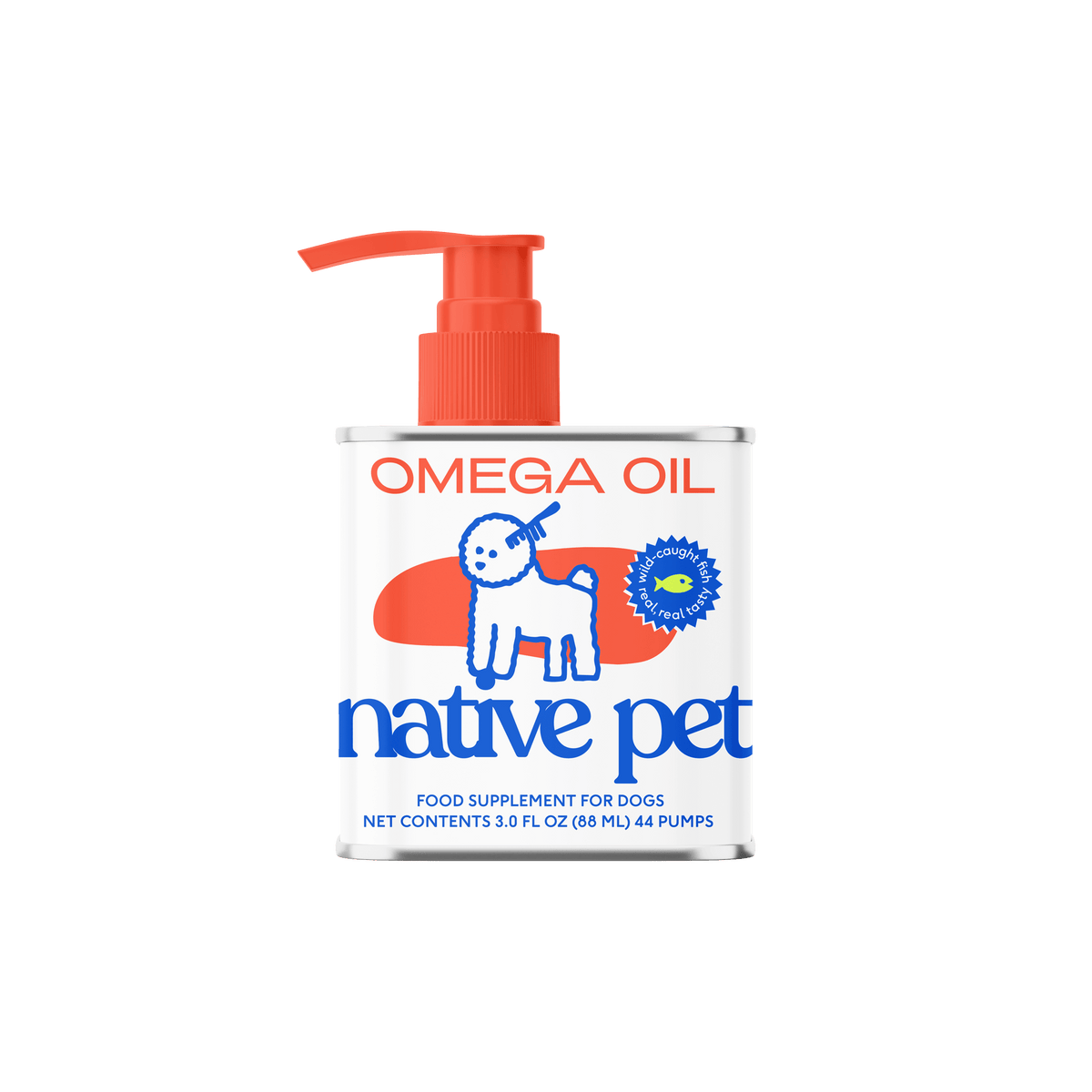 Native Pet - Omega-3 Fish Oil, Skin & Coat Health Supplement for Dogs - Doglicious Bakery Bites
