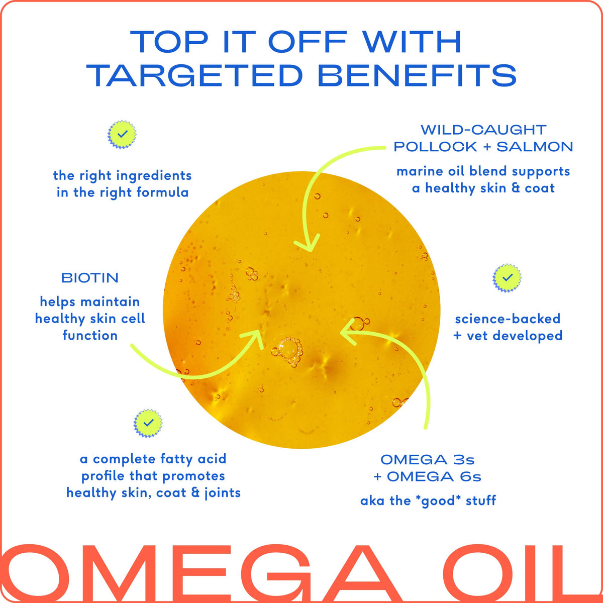 Native Pet - Omega-3 Fish Oil, Skin & Coat Health Supplement for Dogs - Doglicious Bakery Bites