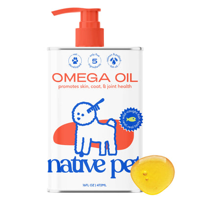 Native Pet - Omega-3 Fish Oil, Skin & Coat Health Supplement for Dogs - Doglicious Bakery Bites