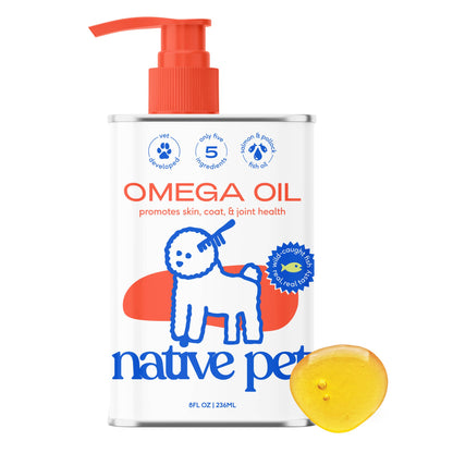 Native Pet - Omega-3 Fish Oil, Skin & Coat Health Supplement for Dogs - Doglicious Bakery Bites