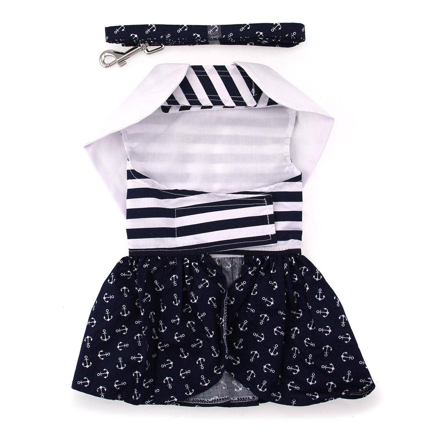 Nautical Dog Dress w/ Matching Leash - Doglicious Bakery Bites