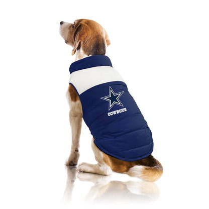 NFL Dallas Cowboys Pet Parka Puffer Vest - Doglicious Bakery Bites