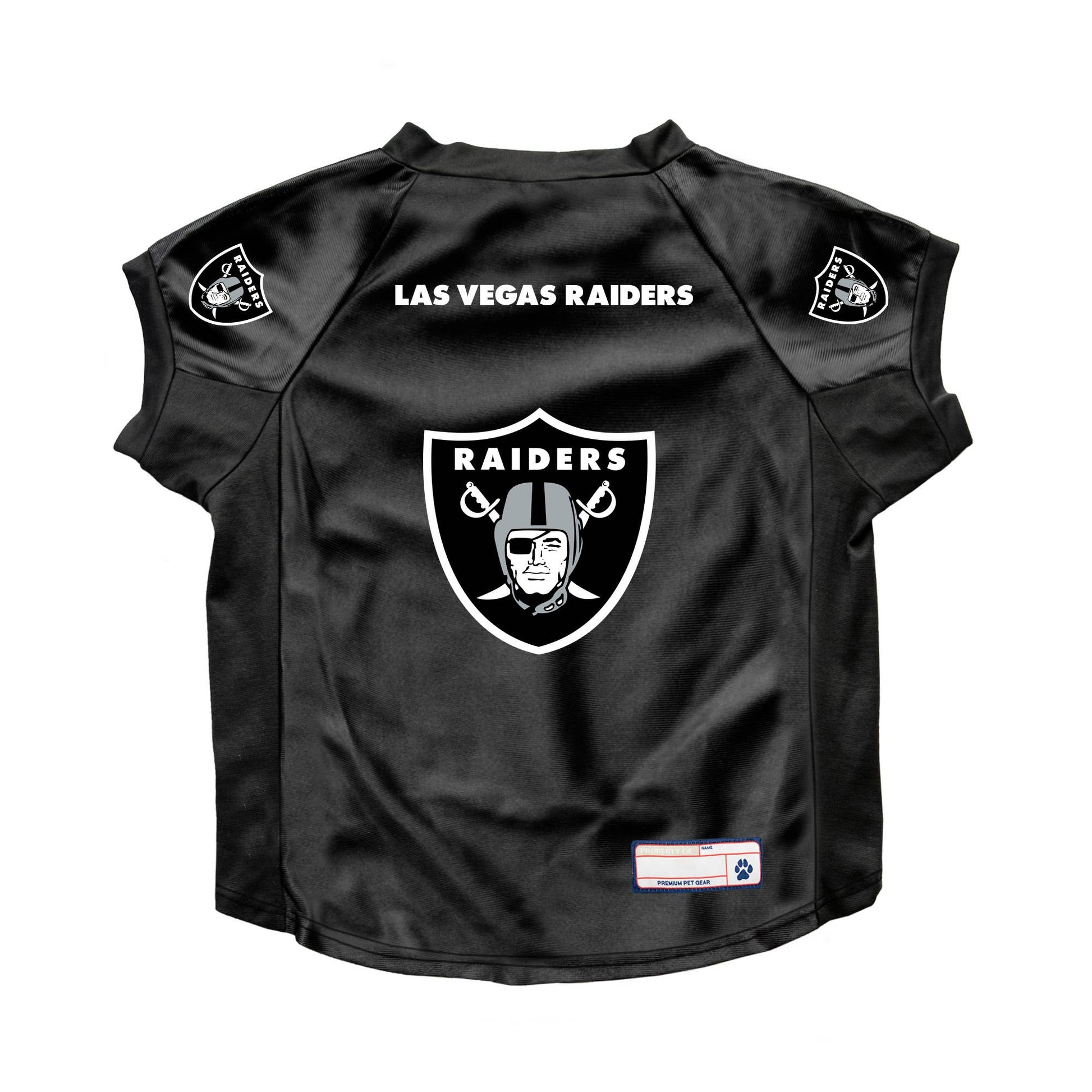 NFL Las Vegas Raiders Big Pet Stretch Jersey - LV Logo - Doglicious Bakery Bites