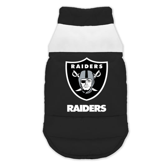 NFL Las Vegas Raiders Pet Parka Puffer Vest - Doglicious Bakery Bites