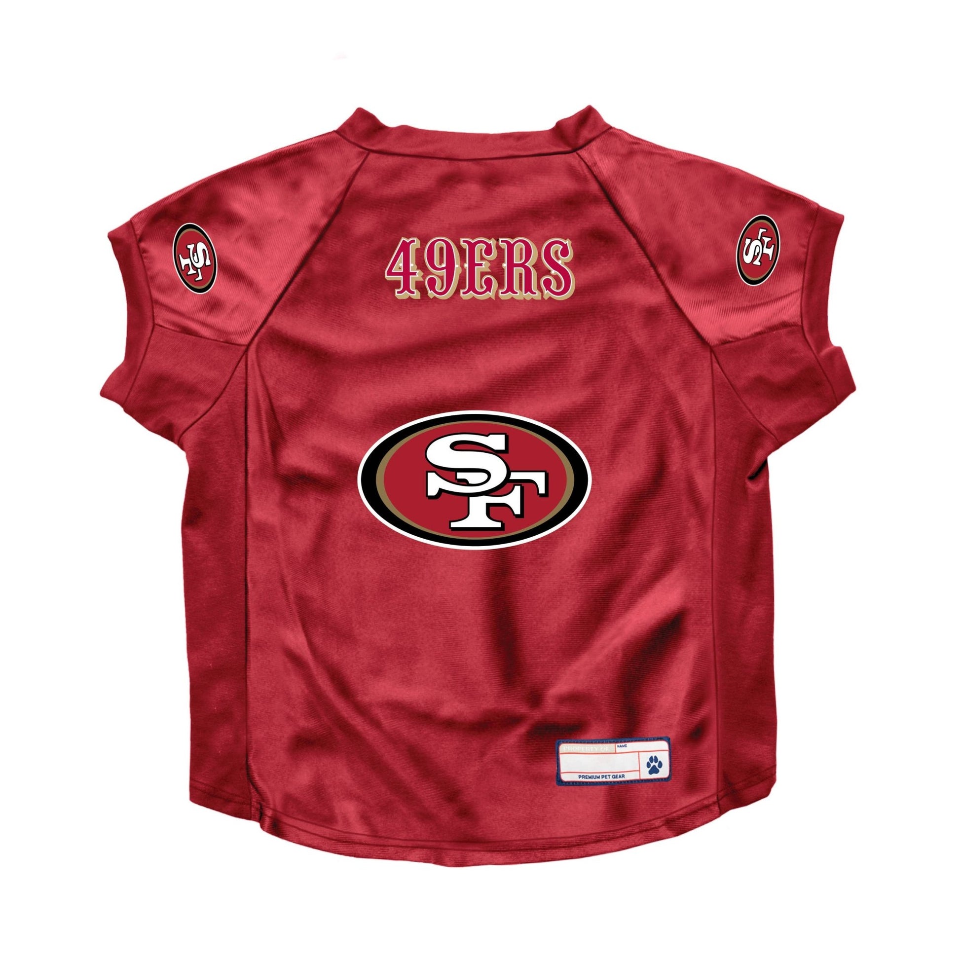 NFL San Francisco 49ers Big Pet Stretch Jersey - Doglicious Bakery Bites