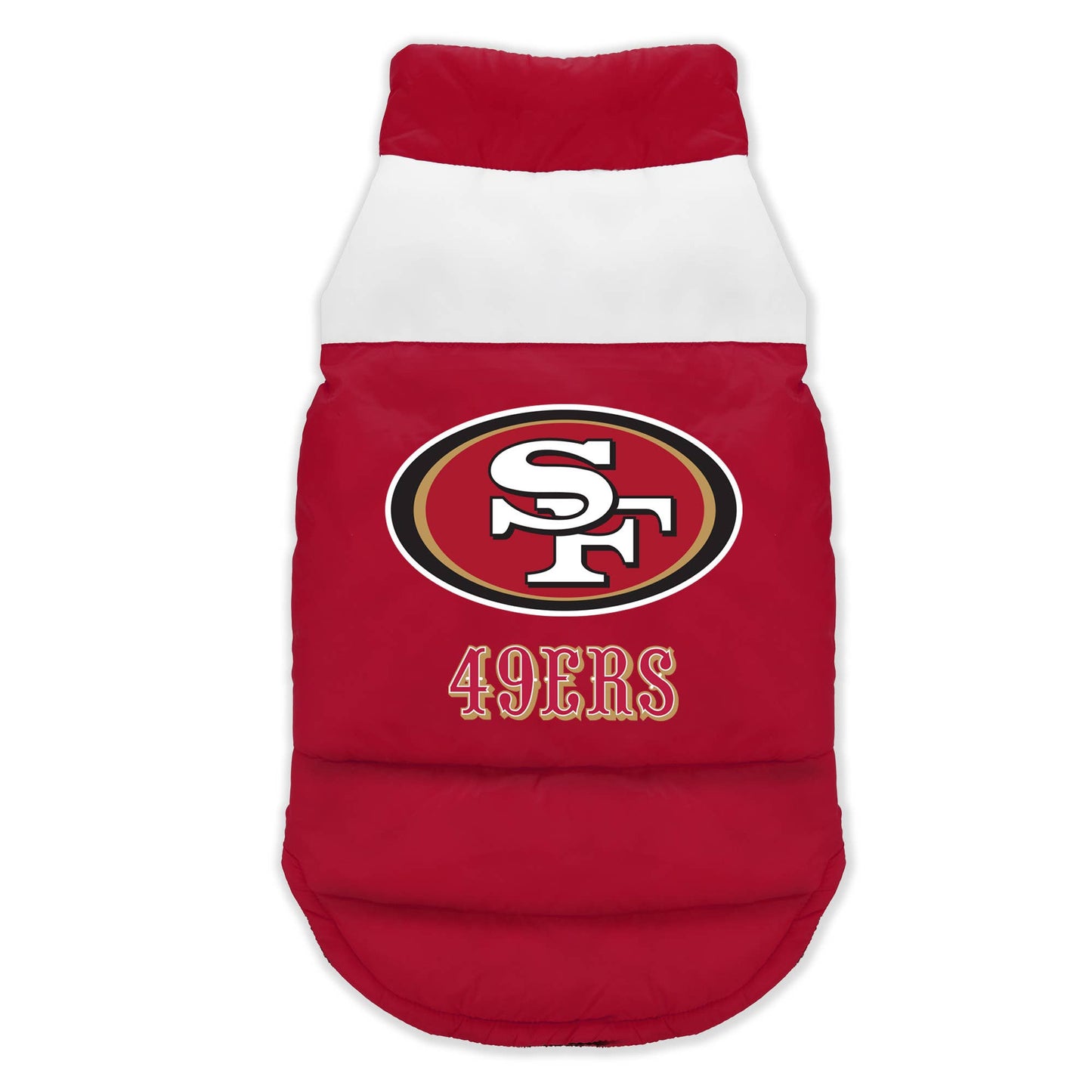 NFL San Francisco 49ers Pet Parka Puffer Vest - Doglicious Bakery Bites