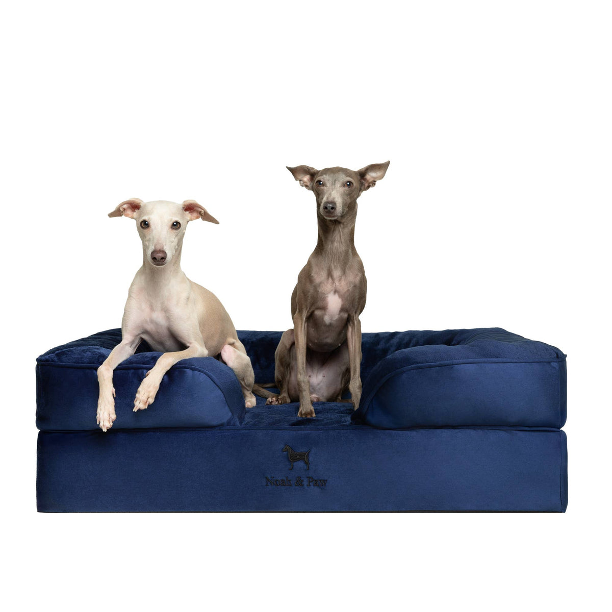 NOAH AND PAW LLC - Velvet Orthopedic Pet Bed, Cooling Gel Memory Foam - Doglicious Bakery Bites