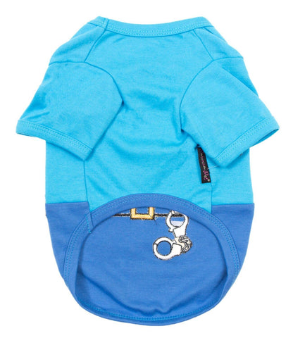 Officer Woof Dog T-Shirt – Cute Halloween Costume Pet Shirt - Doglicious Bakery Bites