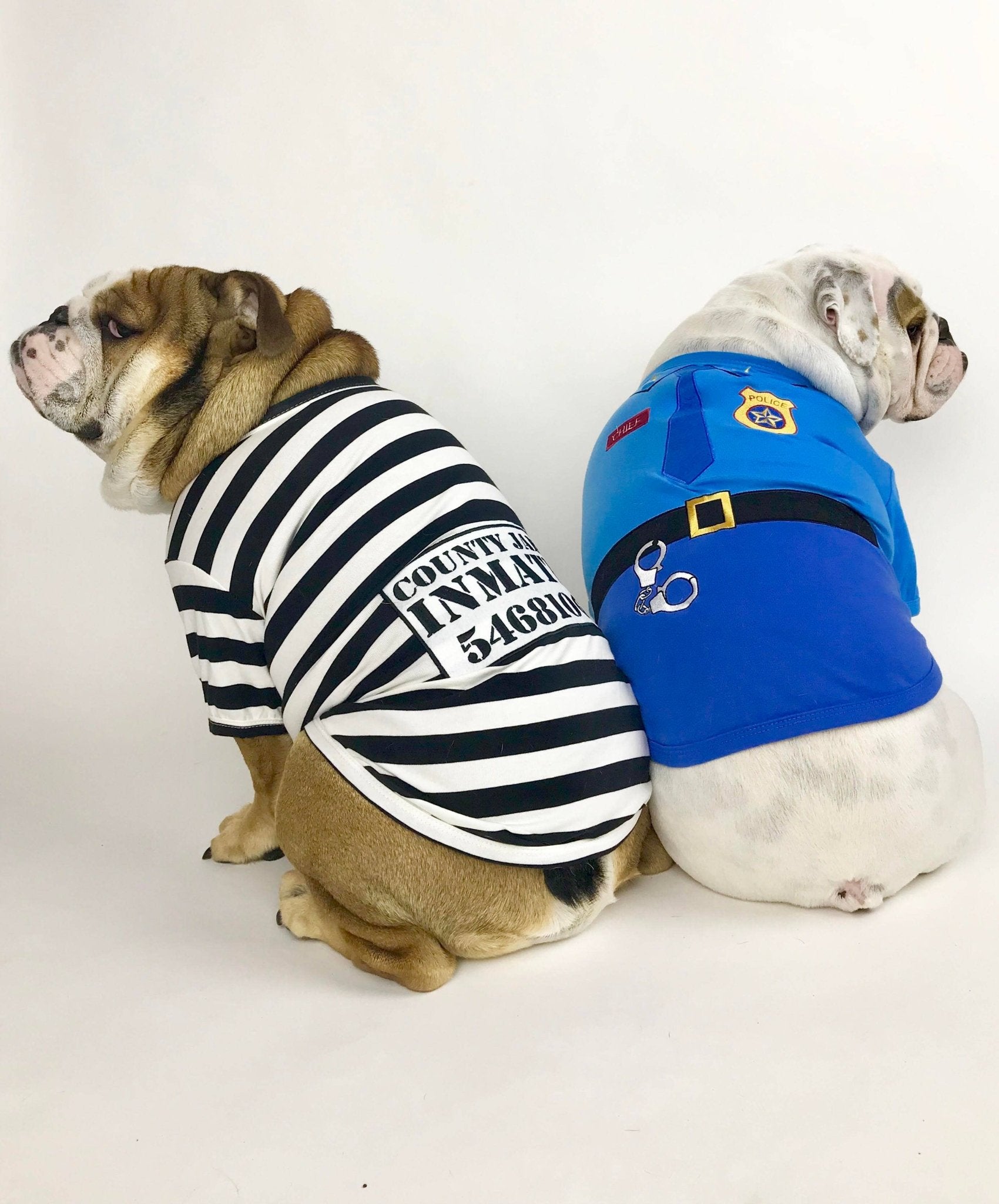 Officer Woof Dog T-Shirt – Cute Halloween Costume Pet Shirt - Doglicious Bakery Bites