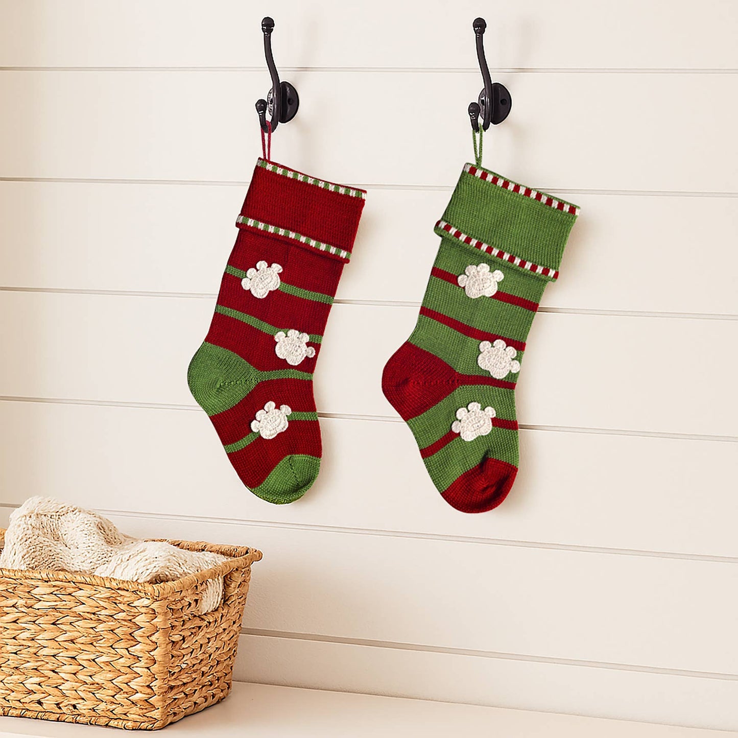 Paw Print Stocking - Red - Doglicious Bakery Bites