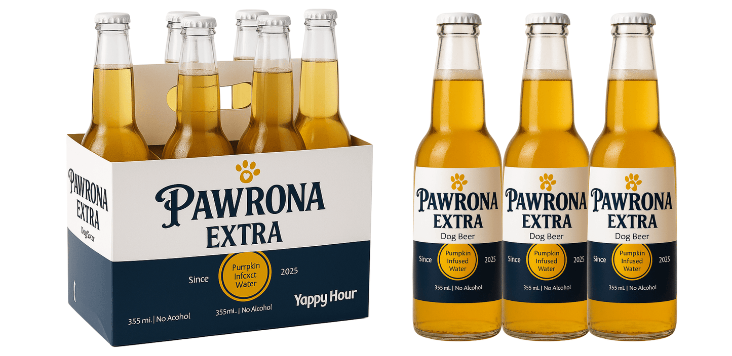 Paw - Rona Dog Beer 12oz Pumpkin  - Doglicious Bakery Bites