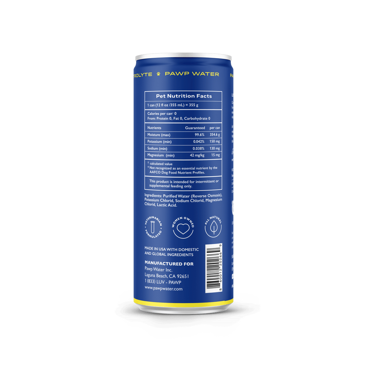 Pawp Water - ELECTROLYTE - Doglicious Bakery Bites
